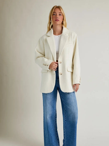 OVERSIZED BLAZER - IVORY