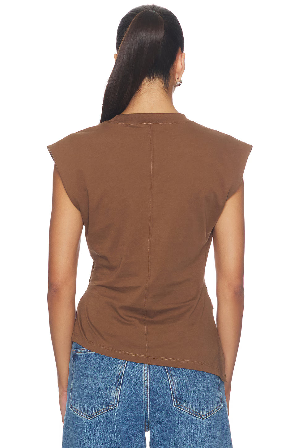 NYA DRAPED TEE - JAVA