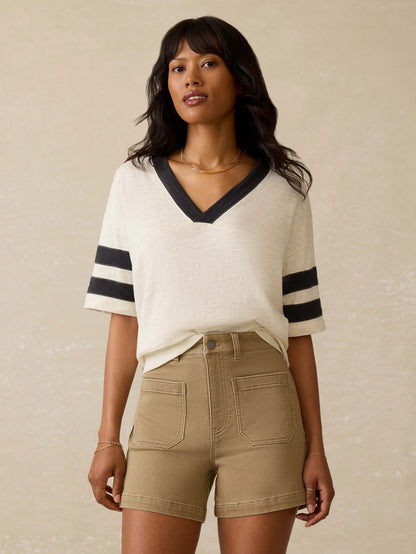 SUNWASHED SLUB VARSITY