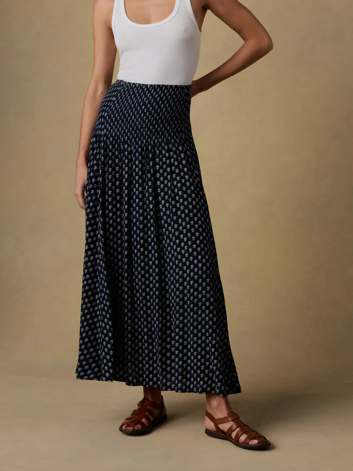 SOPHIA SMOCKED SKIRT