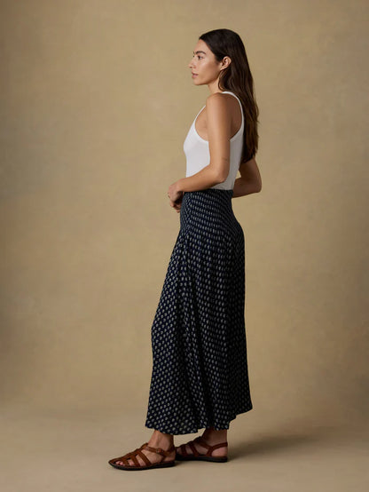 SOPHIA SMOCKED SKIRT