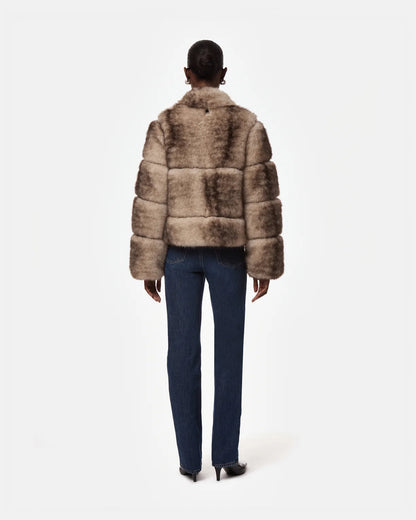 Grey Sai Mink Coat