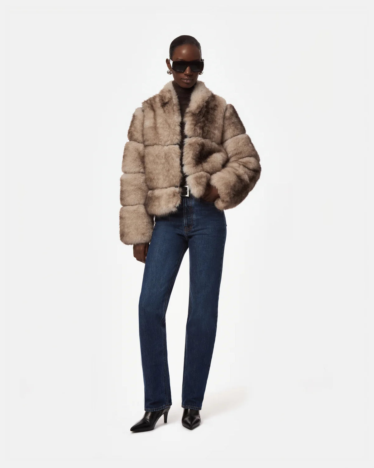 Grey Sai Mink Coat