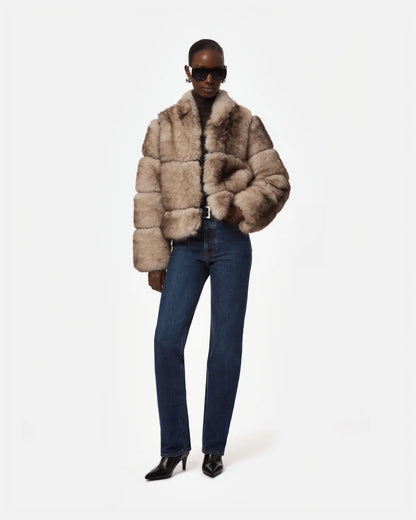 Grey Sai Mink Coat