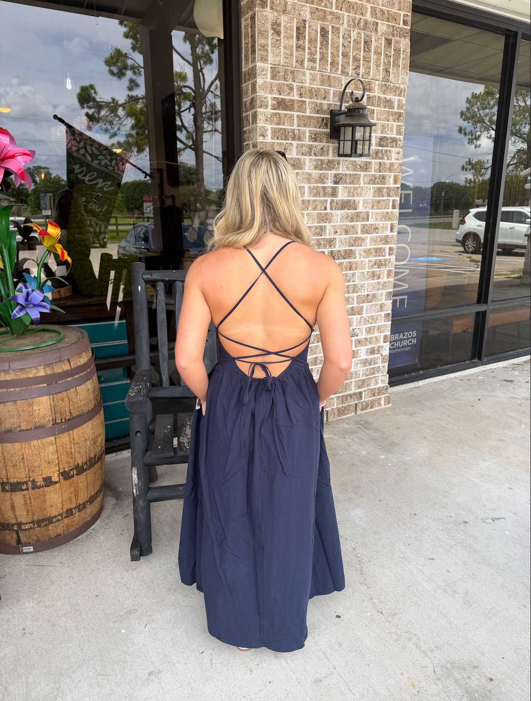Sadee Open Back Dress