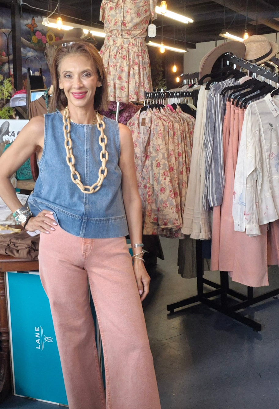 RUE POPOVER SWING SHIRT- SAIL AWAY