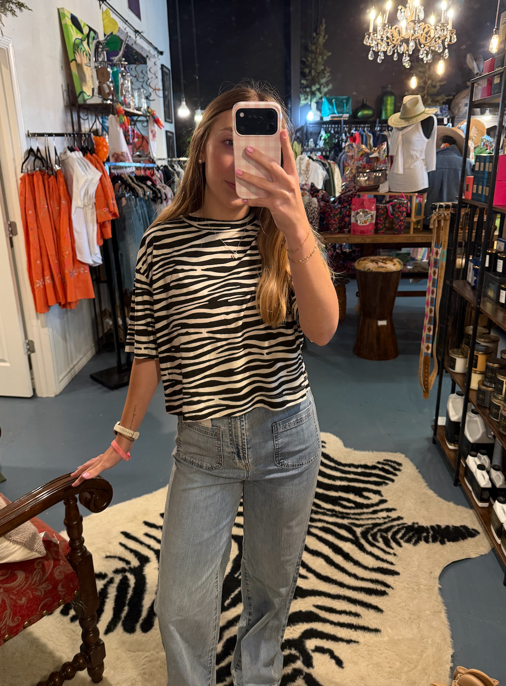 Mae cropped Tee