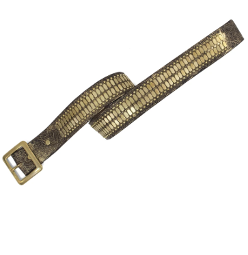 Concha 1.5 belt- Dark Brown Nash (Gold)