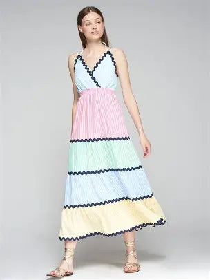 RAYAS AZUL DRESS