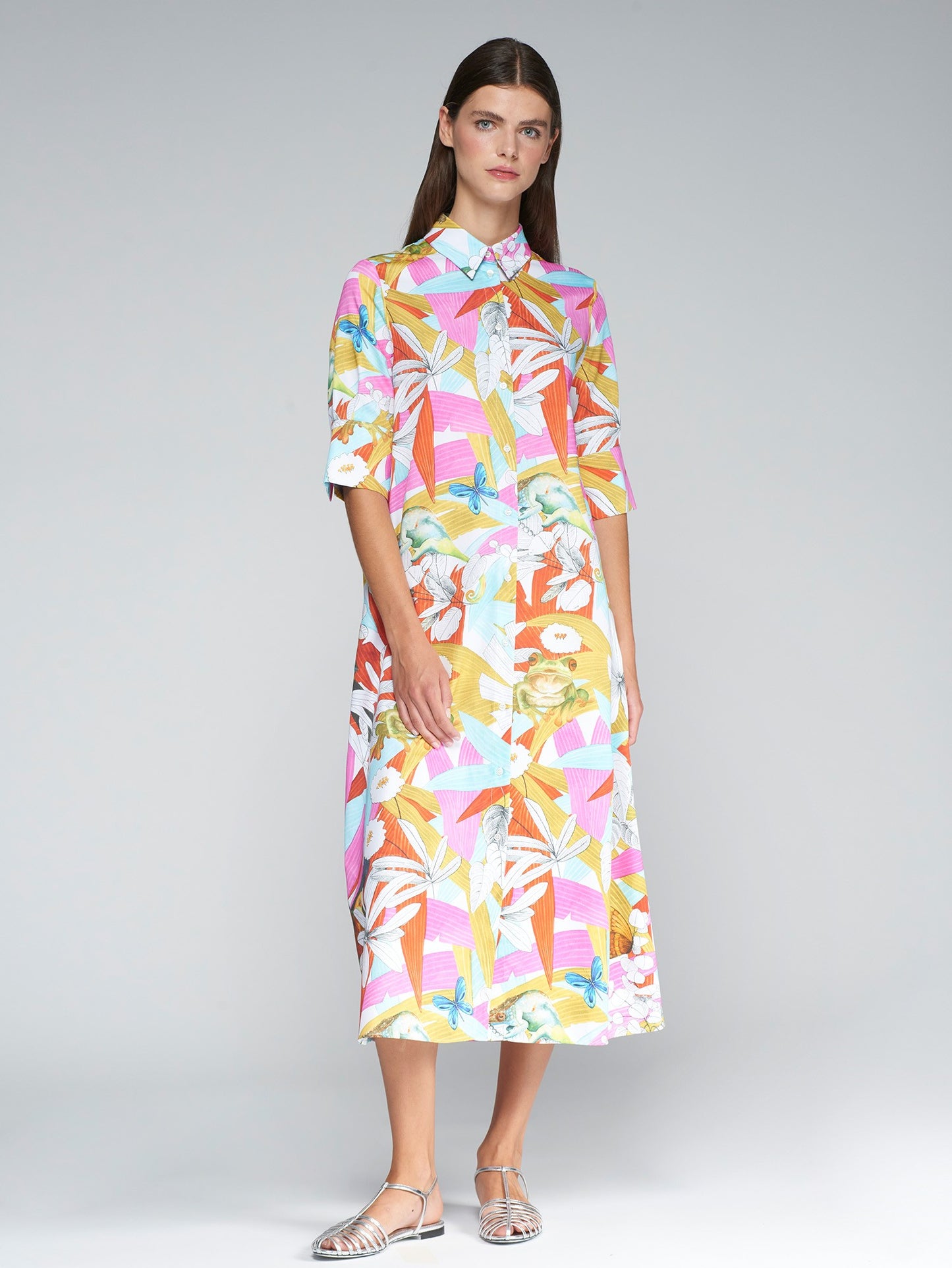 VESTIDO ACUARELA JUNGLA DRESS