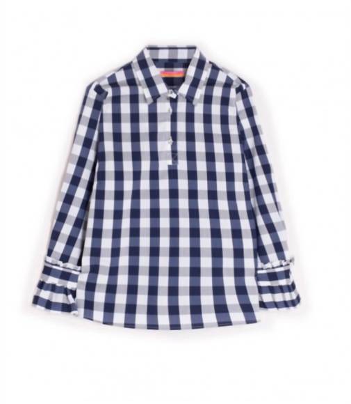 VICHY AZUL MARINO BLOUSE