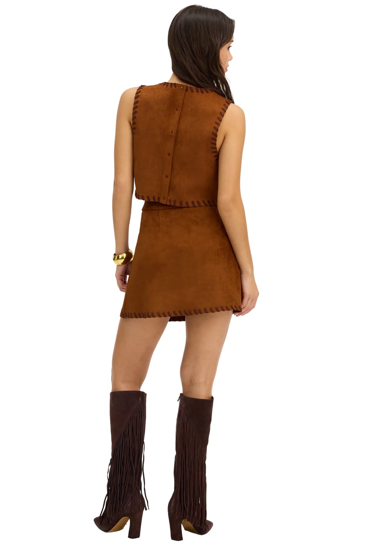 Chesnut Whipstitch Ezra Skirt