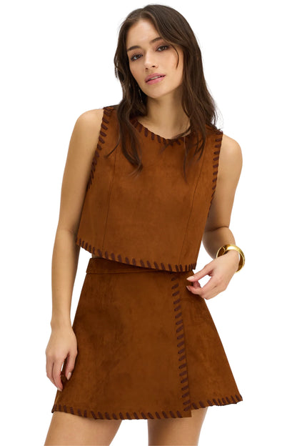 Chesnut Whipstitch Ezra Skirt