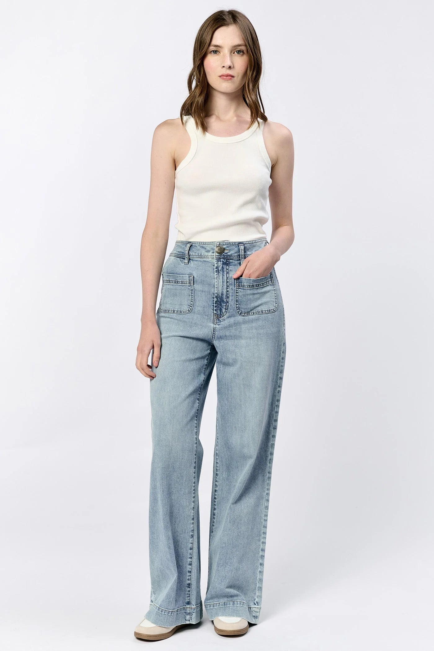 ZURIE AUDREY DENIM PANTS