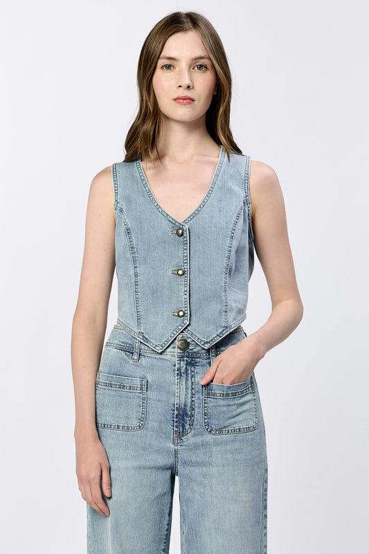 ZURIE NORRIS DENIM VEST