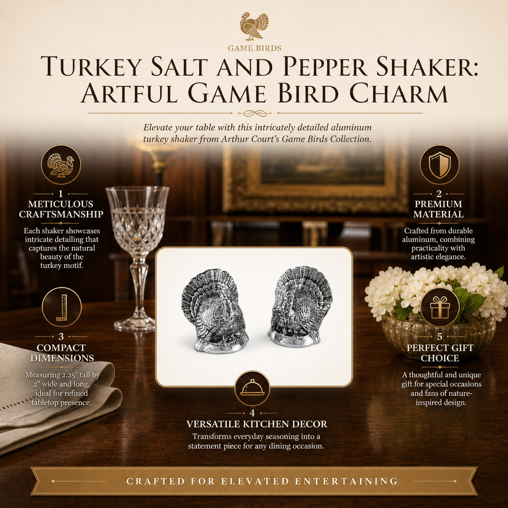 Turkey Salt and Pepper Shaker
