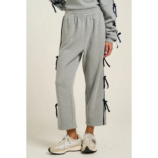 Bow Side Trim Pants