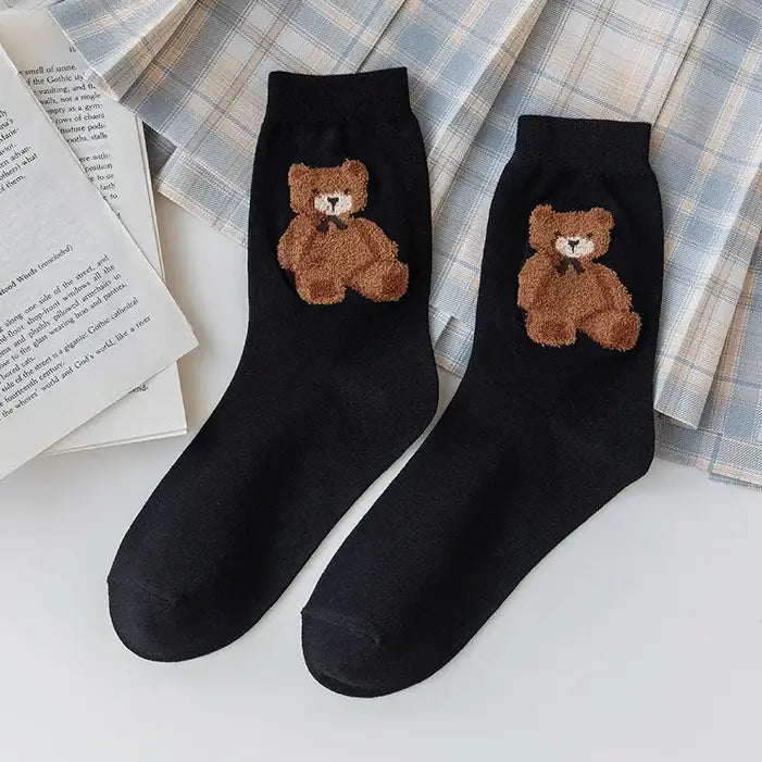 CUTIE WOMENS BEAR SOCKS