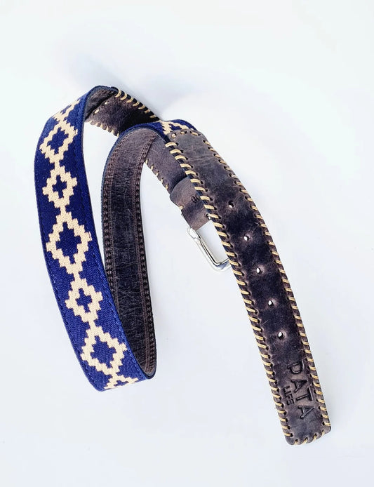 BLUE GAUCHO BELT