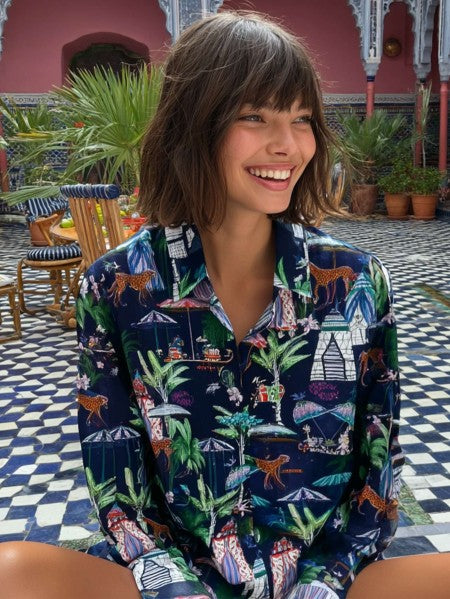 CAMISA CHILL OUT MARINO TOP