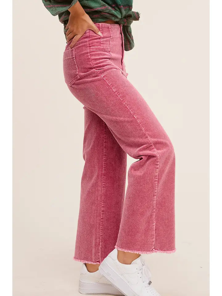 Wide Leg Corduroy Pants