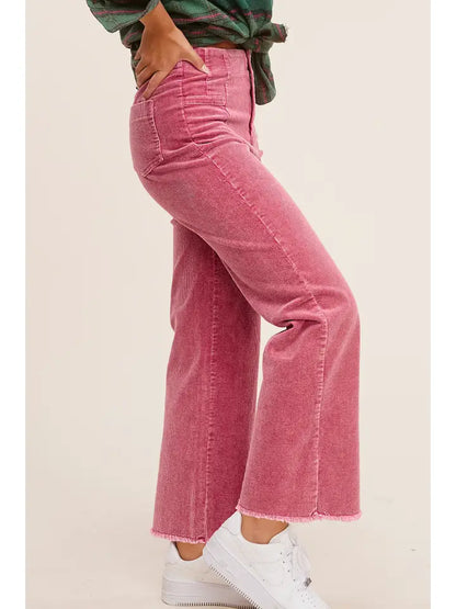 Wide Leg Corduroy Pants