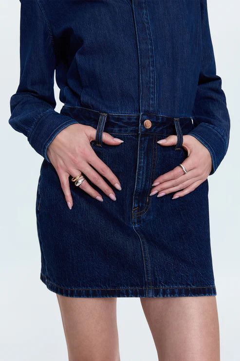 PIXIE MIX MEDIA MINI DRESS/GEMINI