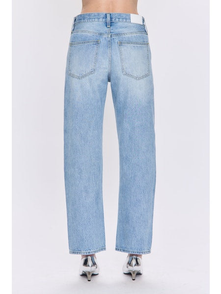 LEXI MID RISE BOWED STRAIGHT-ARIES