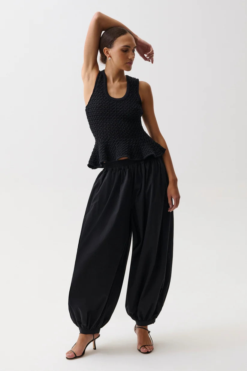 Noir Liya Poplin Balloon Pant