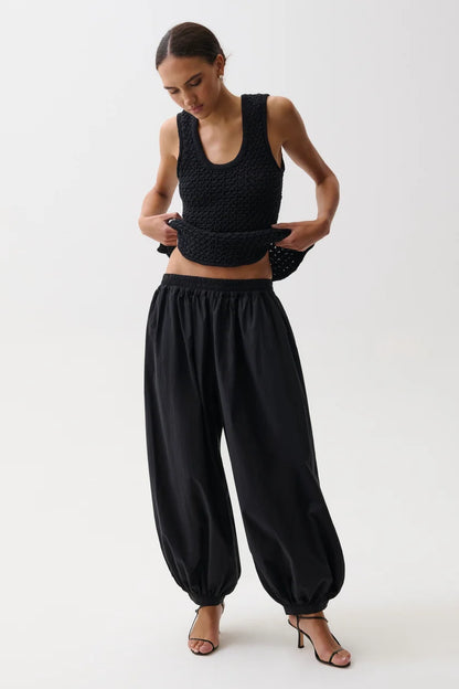 Noir Liya Poplin Balloon Pant