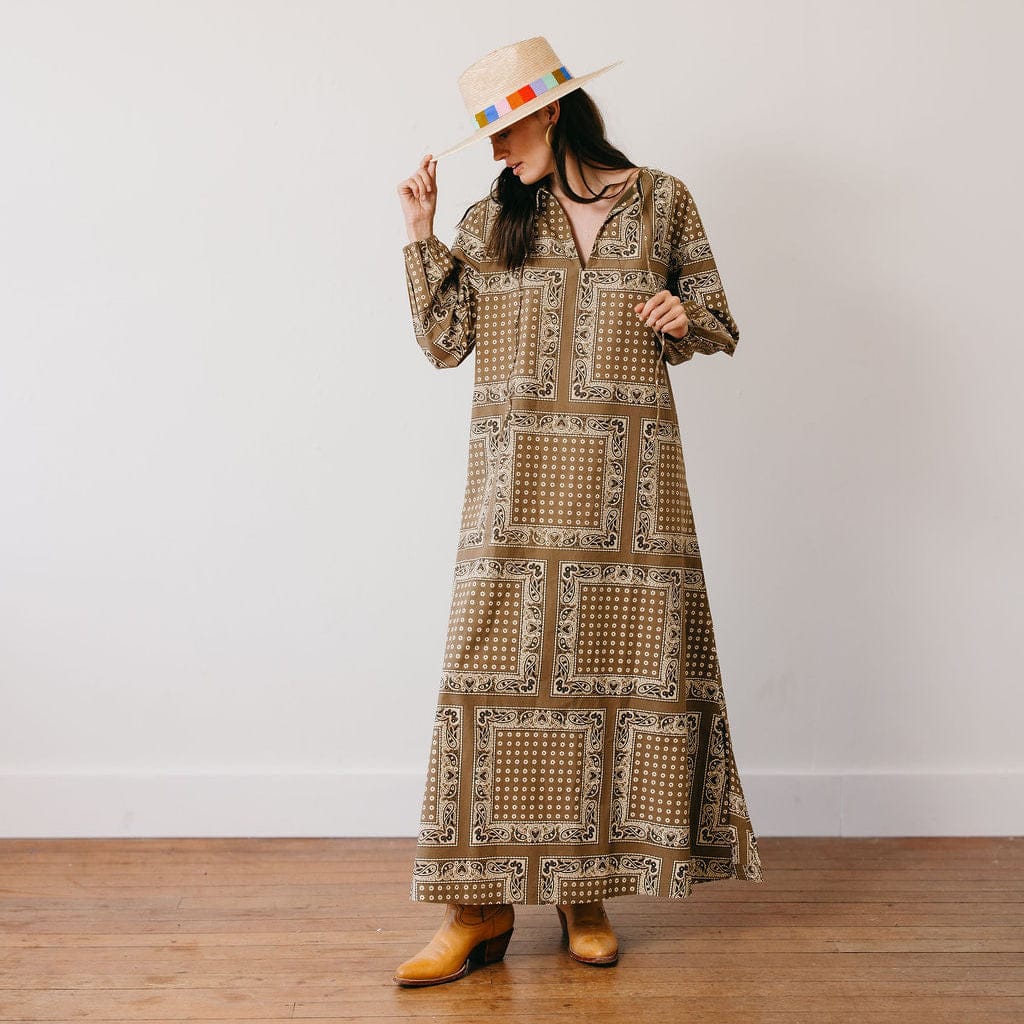 Olive Bandana Sienna Dress