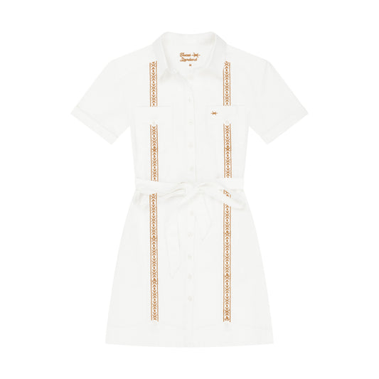 TEJAS GUAYABERA DRESS