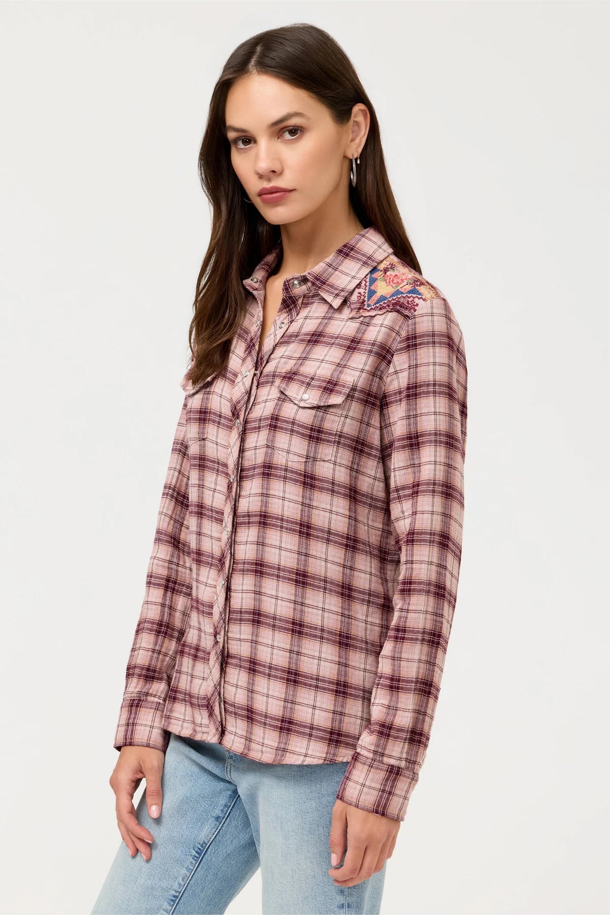 Western Plaid Shirt - Isadora
