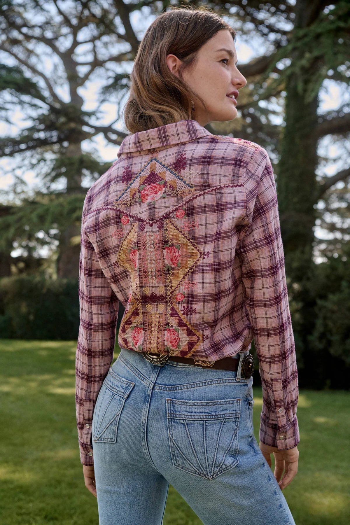 Western Plaid Shirt - Isadora